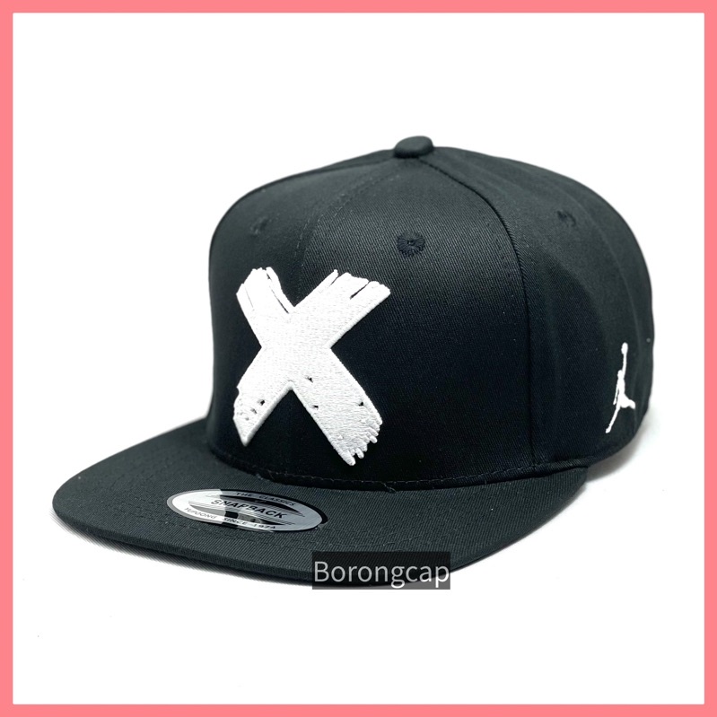 Jordan Banned X Various Snap Back Flat Brim cap Shopee Malaysia