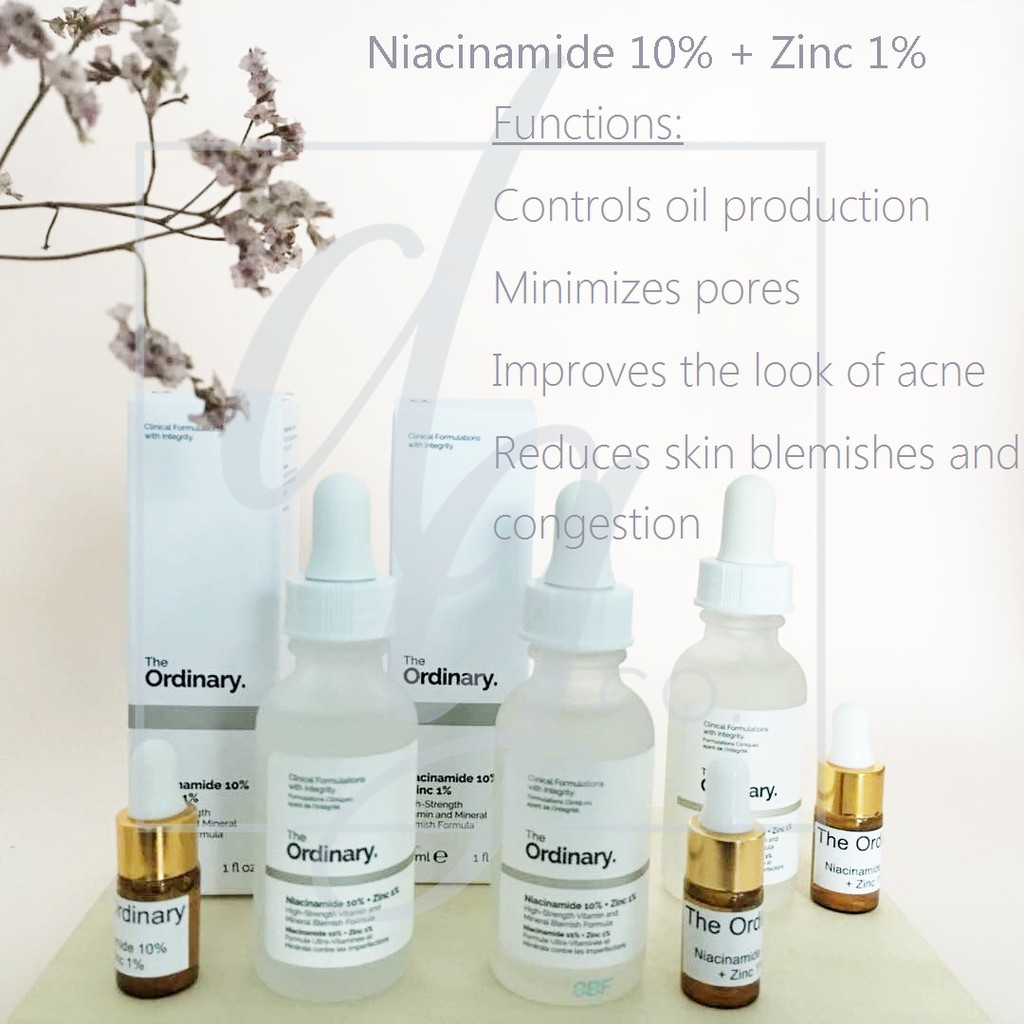 The Ordinary Niacinamide 10% + 1% Zinc | Shopee Malaysia