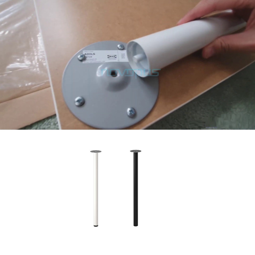 IKEA Table Leg 70cm / Kaki Meja / Steel Leg for Table with Adjustable