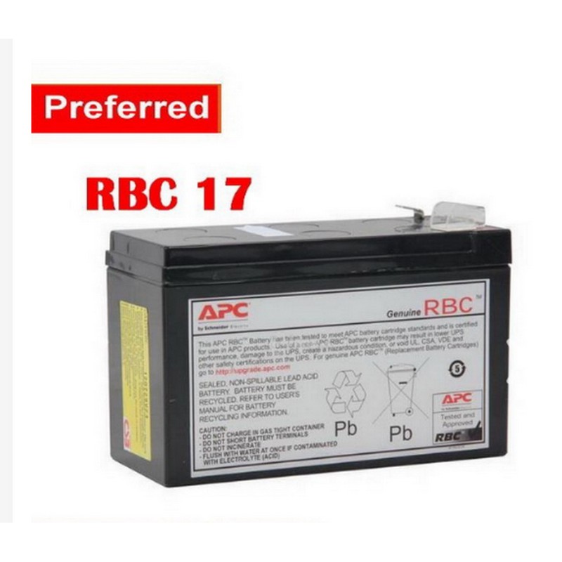 [Ready Stock] APC Replacement Battery Cartridge APC RBC110 RBC 17