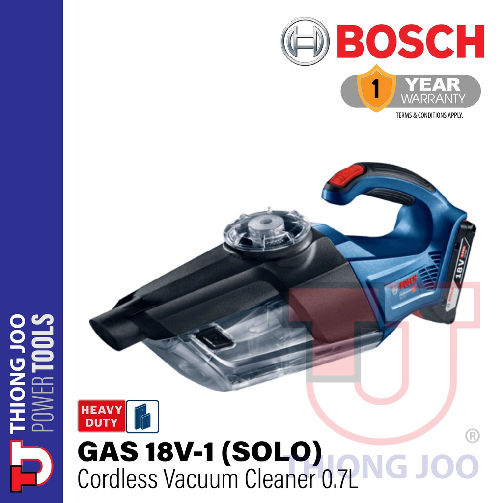 BOSCH GAS 18V1 CORDLESS VACUUM CLEANER (SOLO) Shopee Malaysia