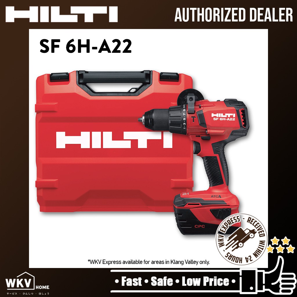 HILTI SF 6HA22 (02) Cordless Hammer Drill Driver (SF6HA22/ SF6H/ A22