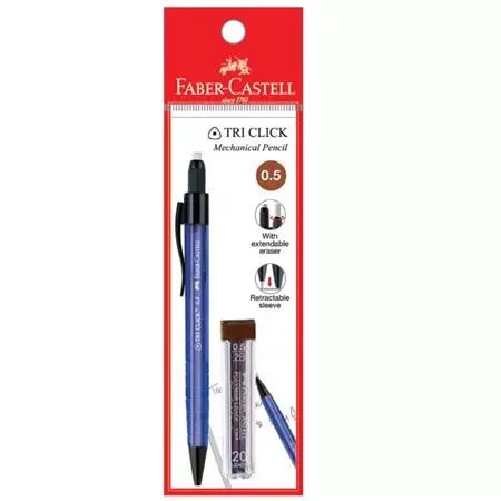 Faber Castell 0 5mm Tri Click Mechanical Pencil 136002 Shopee Malaysia