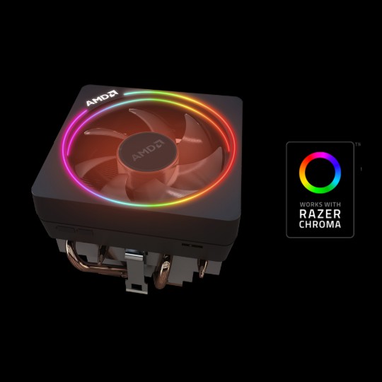 Wraith Prism Ready n NEW AMD ARGB CPU Cooler AMD Heatsink Fan AM4 ryzen