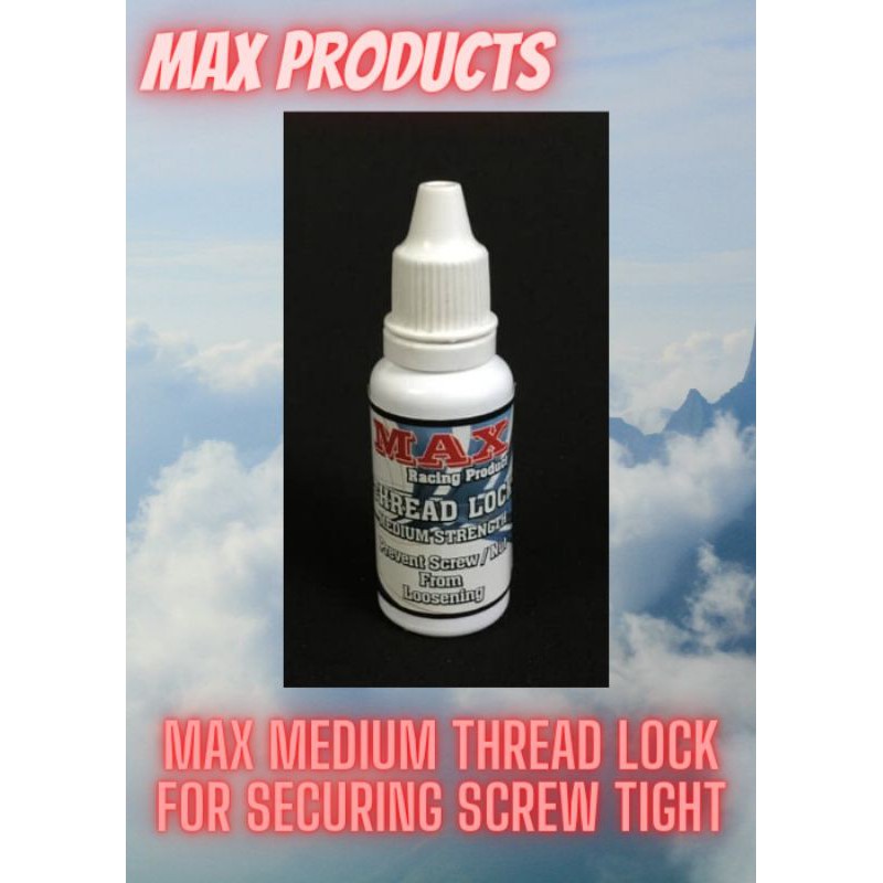 MAX Thread Lock - Blue ( Medium Strength ) - 15 ml | Shopee Malaysia