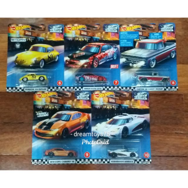 New 2020 hot deals wheels boulevard set of 5 hard to get Porsche,nissan Silvia