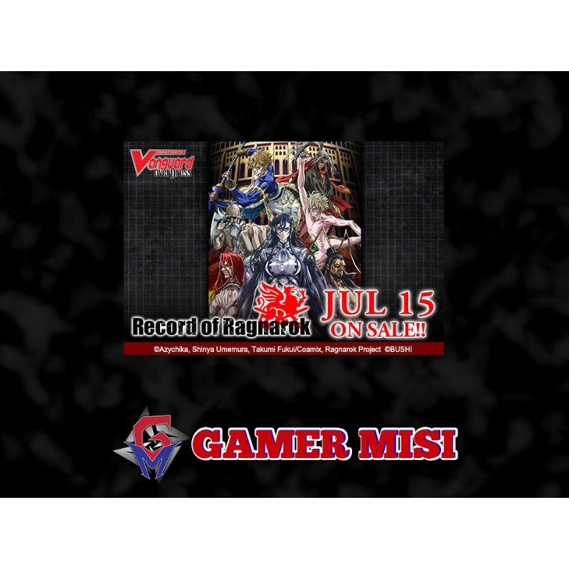 CARDFIGHT VANGUARD OVERDRESS ENG : TTB02 RECORD OF RAGNAROK BOOSTER BOX  (NEW/ENG) | Shopee Malaysia
