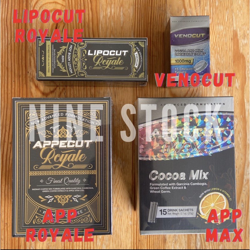 ORIGINAL APP MAX + APP ROYALE + LIPOCUT ROYALE + VENOCUT Shopee Malaysia