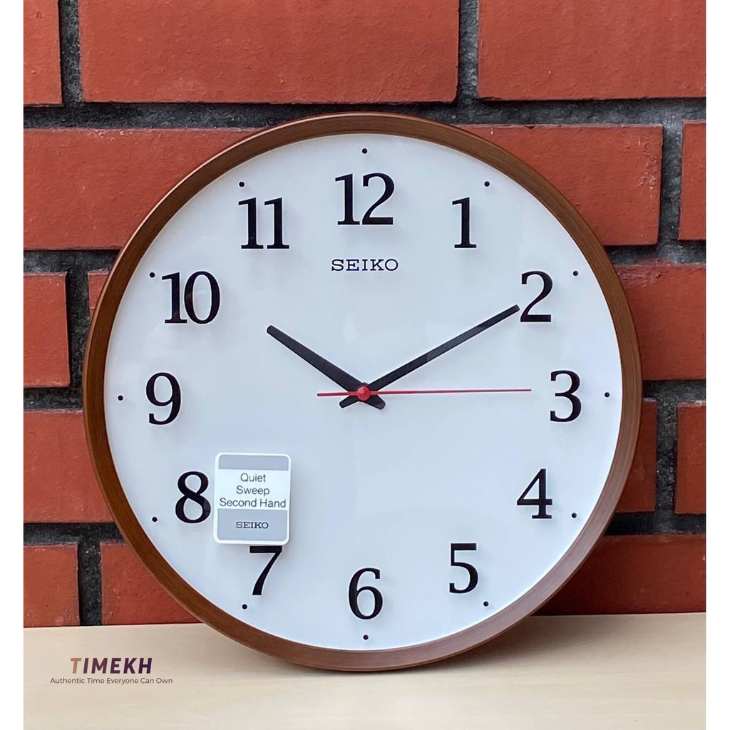 100 Original SEIKO Quiet Sweep Movement Wall Clock QXA731A (LAST STOCK