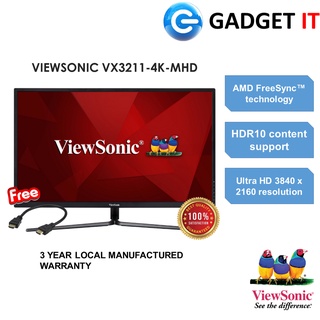 ViewSonic VX3211-4K-mhd, 32 Ultra HD Monitor