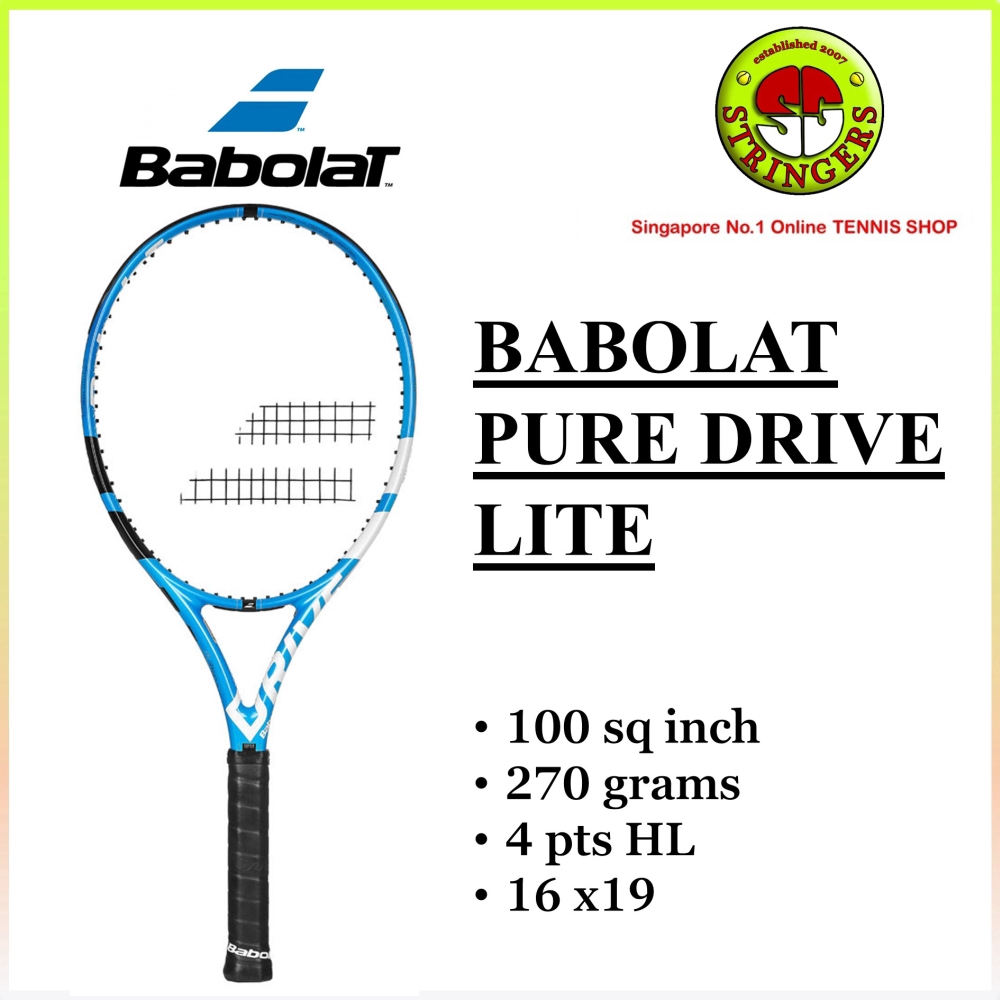 Babolat Pure Drive Lite Tennis Racket Shopee Malaysia