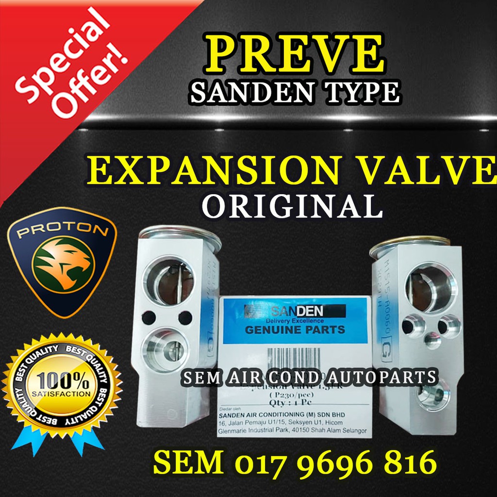 PROTON PREVE ORIGINAL SANDEN SD EXPANSION EXPENSION VALVE CAR AIRCOND SYSTEM Shopee Malaysia