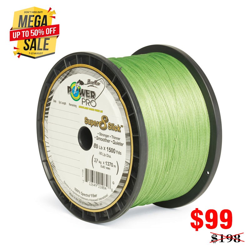 P0WER PRO 1500YDS Braided Fishing Line 8 Strand 30 LB 120LB Saltwater