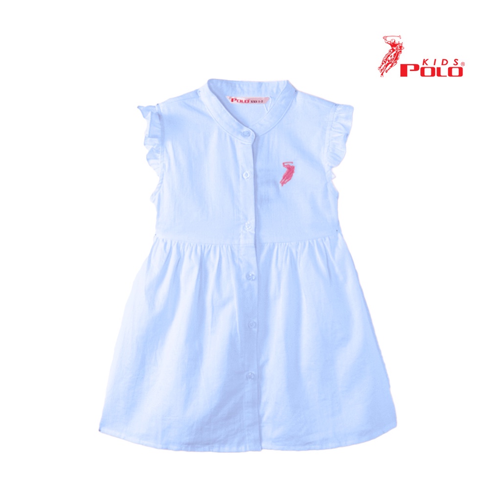 Polo Kids Girl Mandarin Collar Sleeveless Dress 10102884 Shopee Malaysia