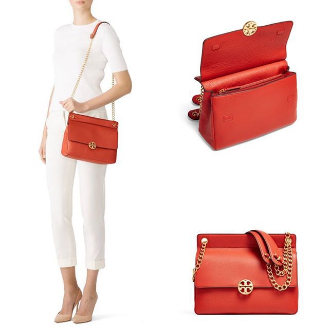 Tory burch chelsea flap best sale shoulder bag