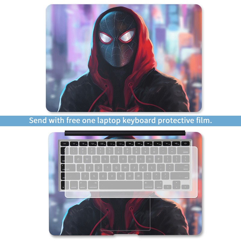 Free Keyboard Film★ Universal Spiderman Theme Laptop Cover Laptop Skin ...