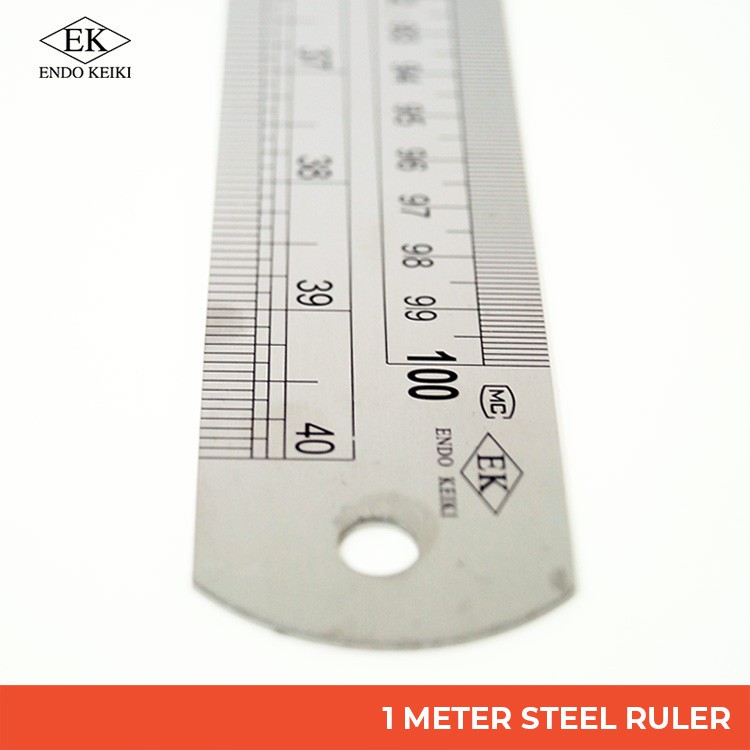 Ruler 1 deals meter to inches