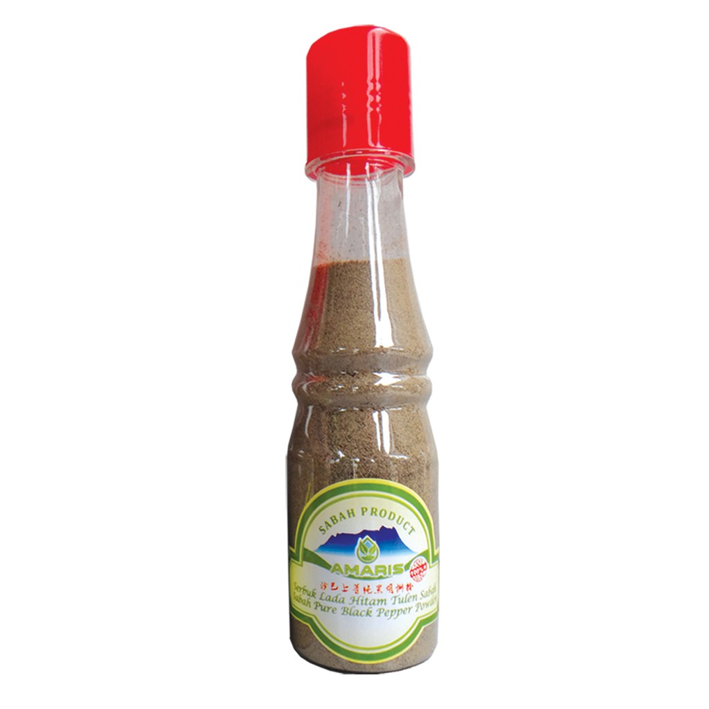 Amaris 100% Pure Sabah Black Pepper Powder 90g | Shopee Malaysia