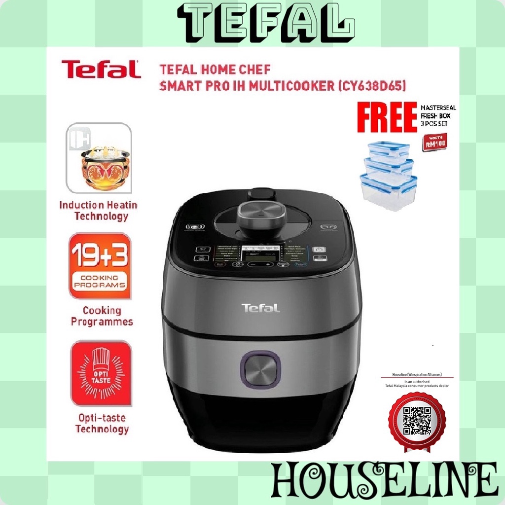 SALES!!) Tefal Home Chef Smart Pro IH Multicooker (Pressure