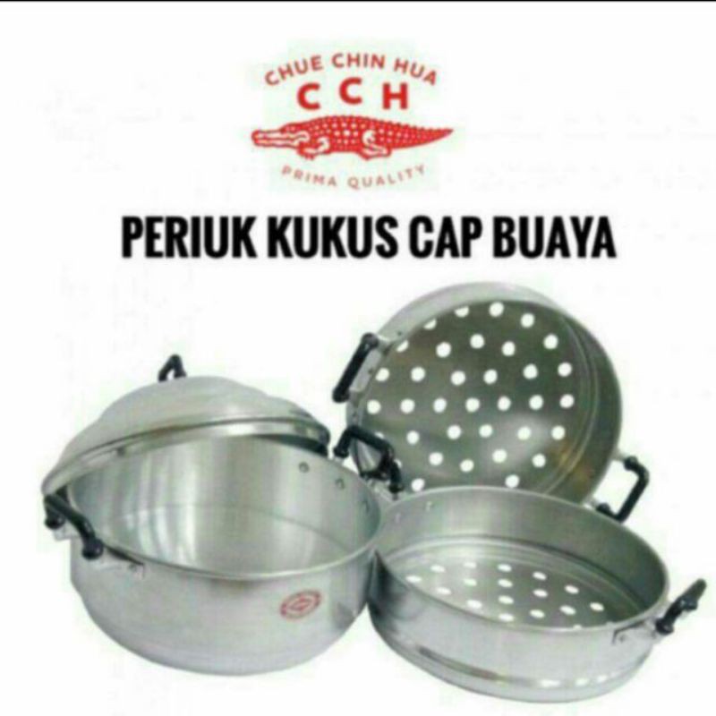 KUKUSAN 3 TINGKAT TEBAL HIGH QUALITY CAP BUAYA ORIGINAL STAINLES STEEL ...