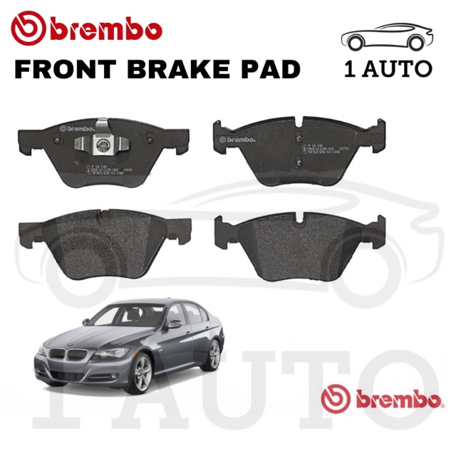 GENUINE BREMBO FRONT BRAKE PAD BMW E90 E92 320i LCI | Shopee Malaysia