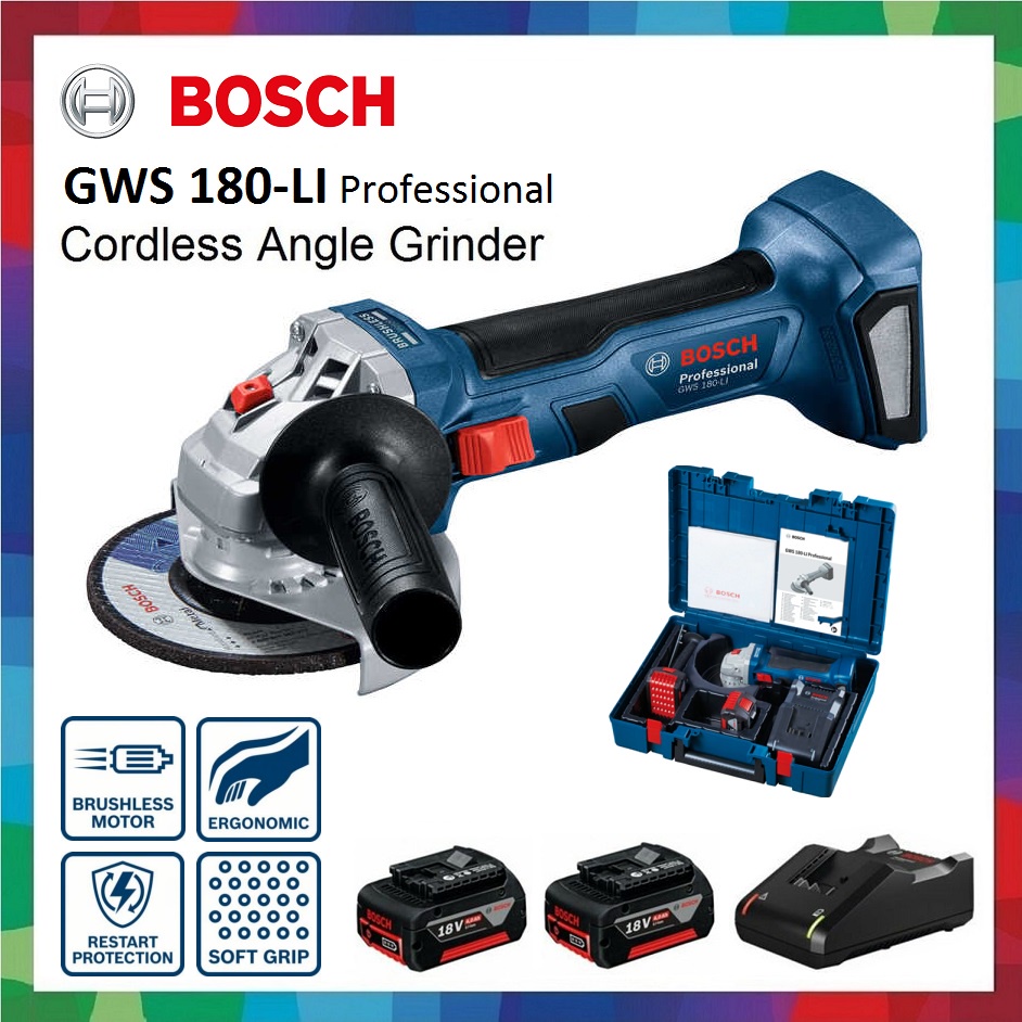 Bosch cordless grinder with battery sale