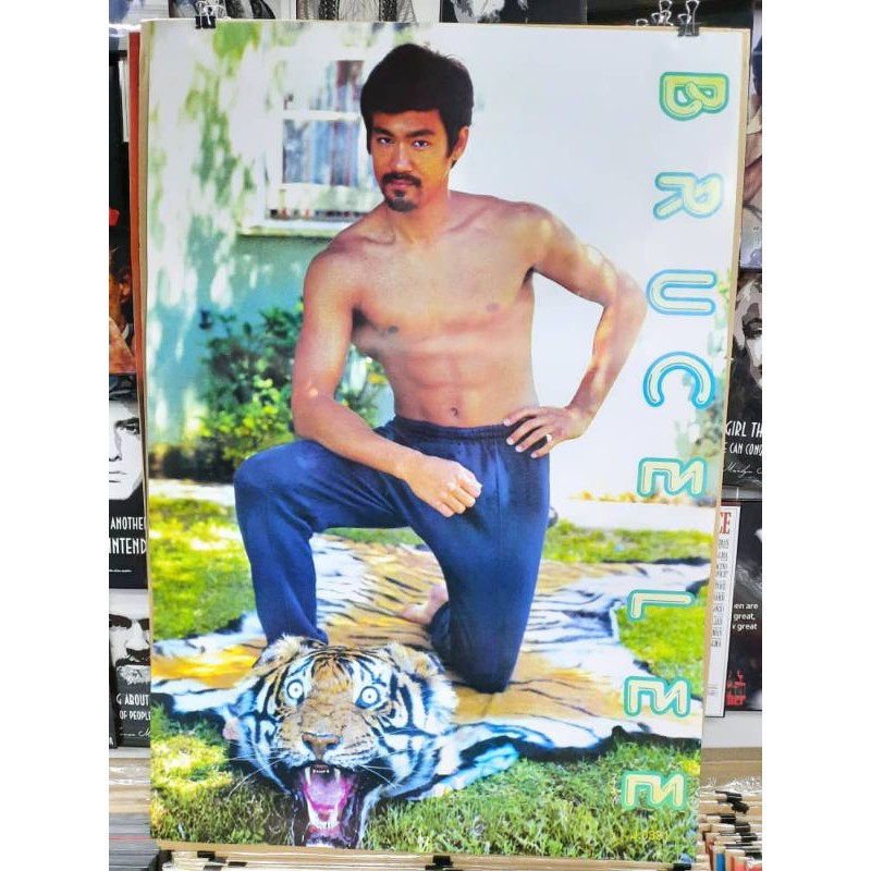 Bruce Lee Tiger Poster | Shopee Malaysia