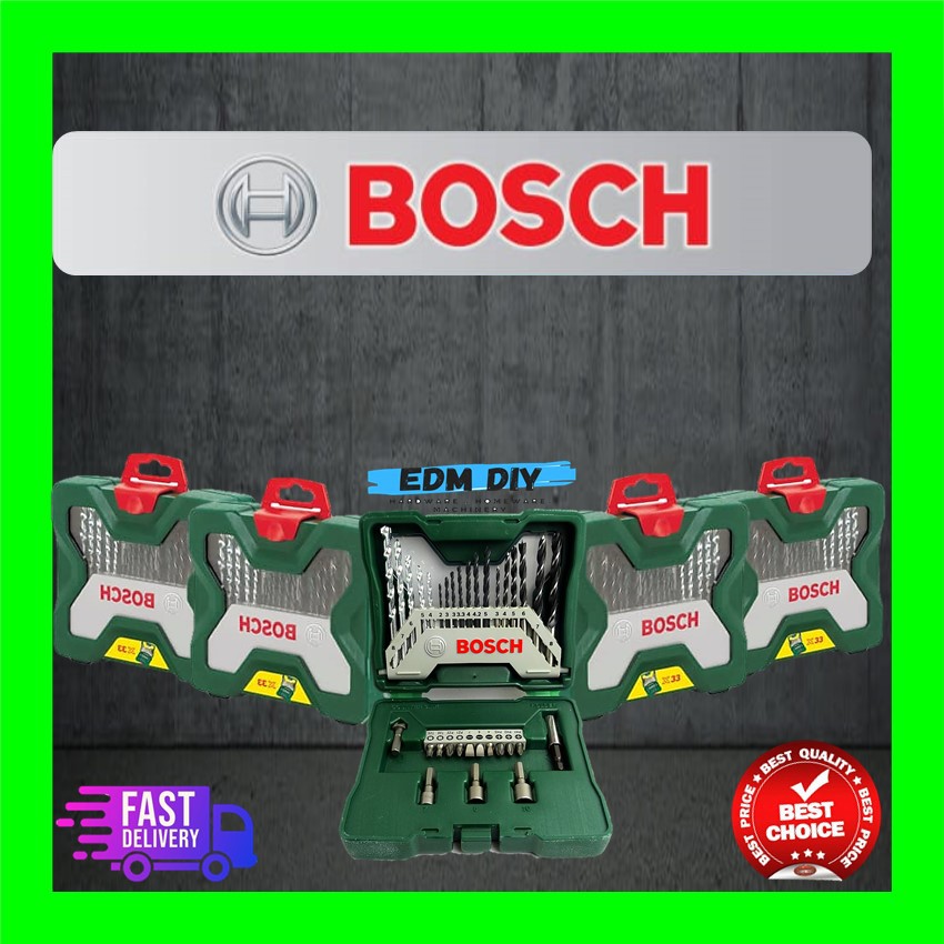[EDM DIY]Bosch 33Piece XLine Drill and Screwdriver Bit Set 100