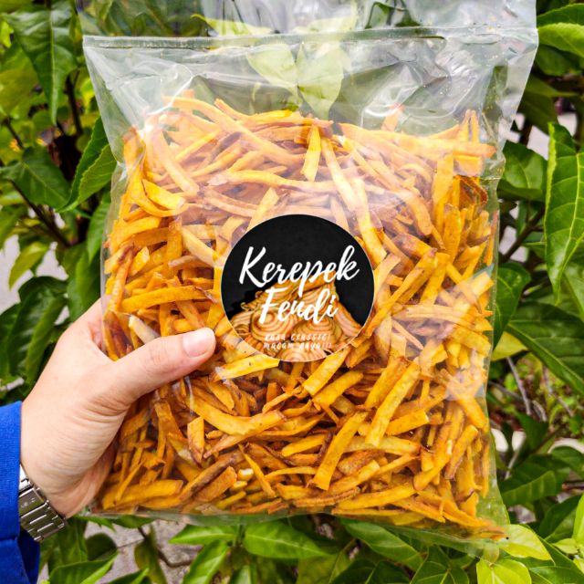 Kerepek Ubi Racik Original / Masin [500g] 𝙆𝙚𝙧𝙚𝙥𝙚𝙠 𝙁𝙚𝙣𝙙𝙞 | Shopee Malaysia