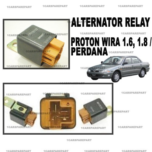 ORIGINAL PROTON GENUINE WIRA 1.6,1.8 PERDANA ALTERNATOR RELAY MD128752