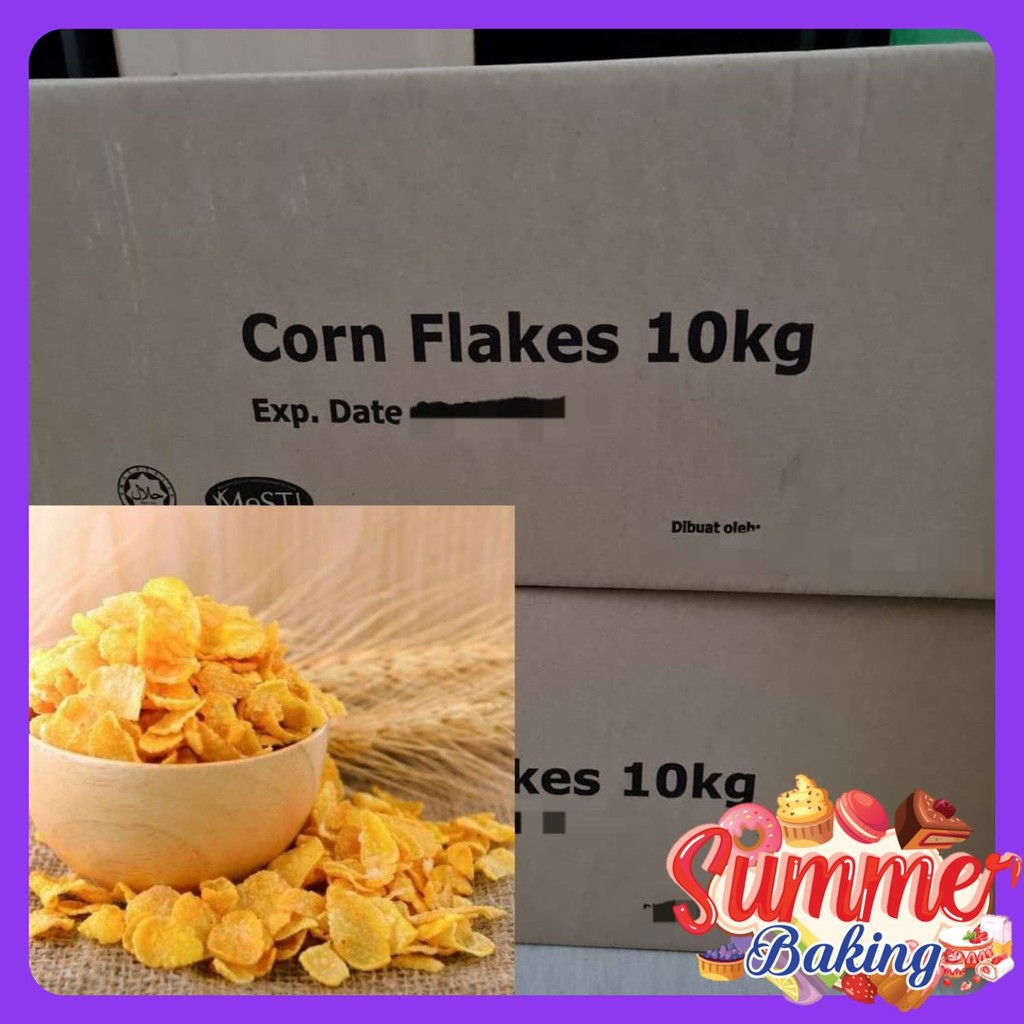 12.5KG Golden Corn Flake In 1 Carton / HALAL Cornflake Buatan MALAYSIA ...