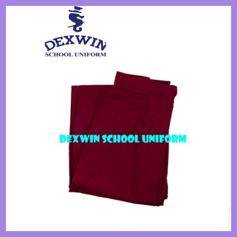 《Dexwin》Kain Susun Tepi Maroon Sekolah @Kain Licin Koshibo | Shopee ...