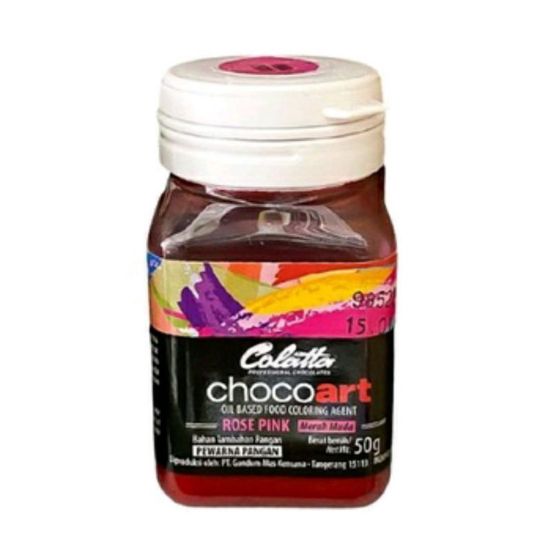 Colatta Chocoart Food Coloring Choco Art Rose Pink 50 gr Shopee Malaysia