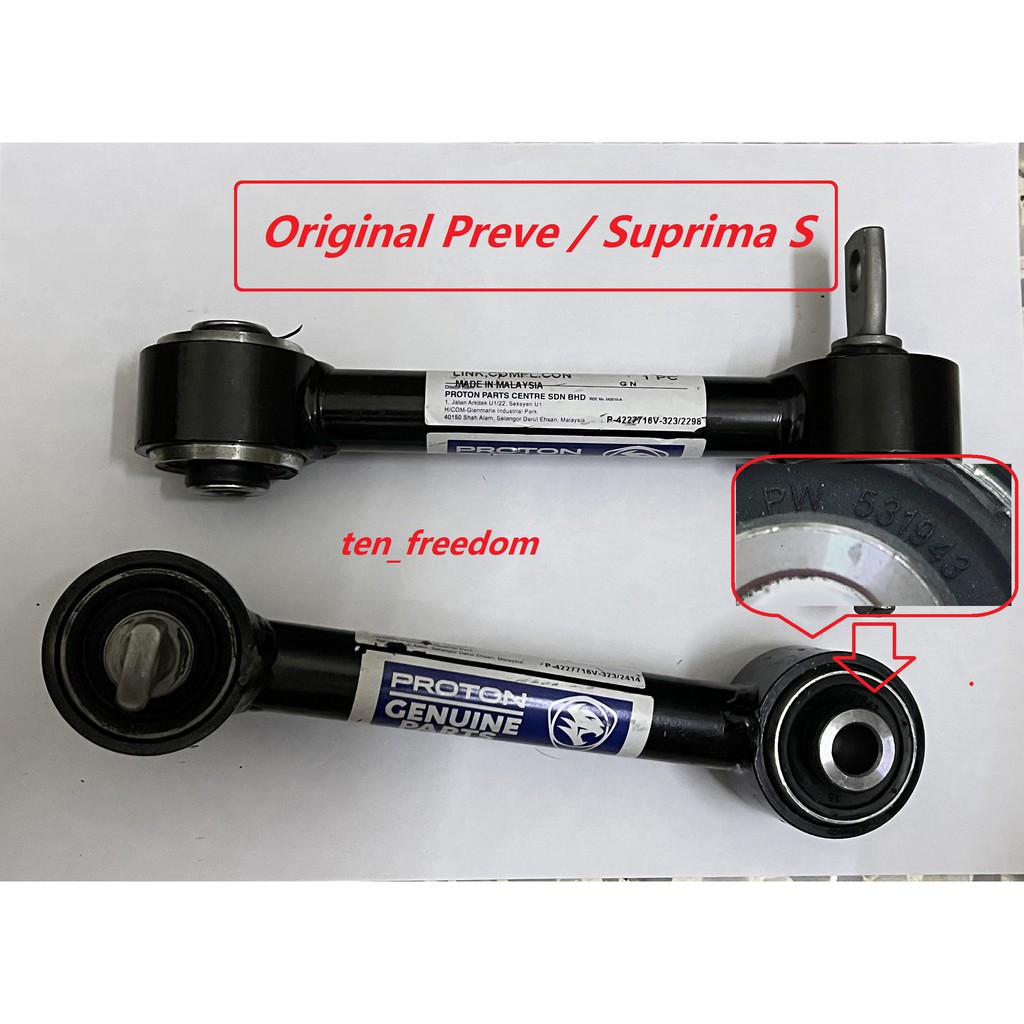 Original Proton Preve Suprima S Short rear Suspension Arm (Anjing ...