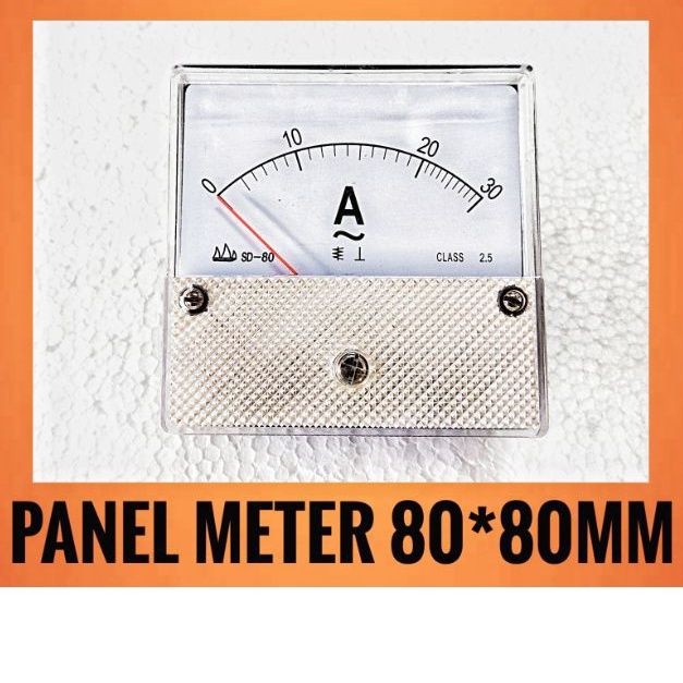[READY STOCK]ANALOG AMP METER VOLT METER PANEL METER 80* 80MM | Shopee ...