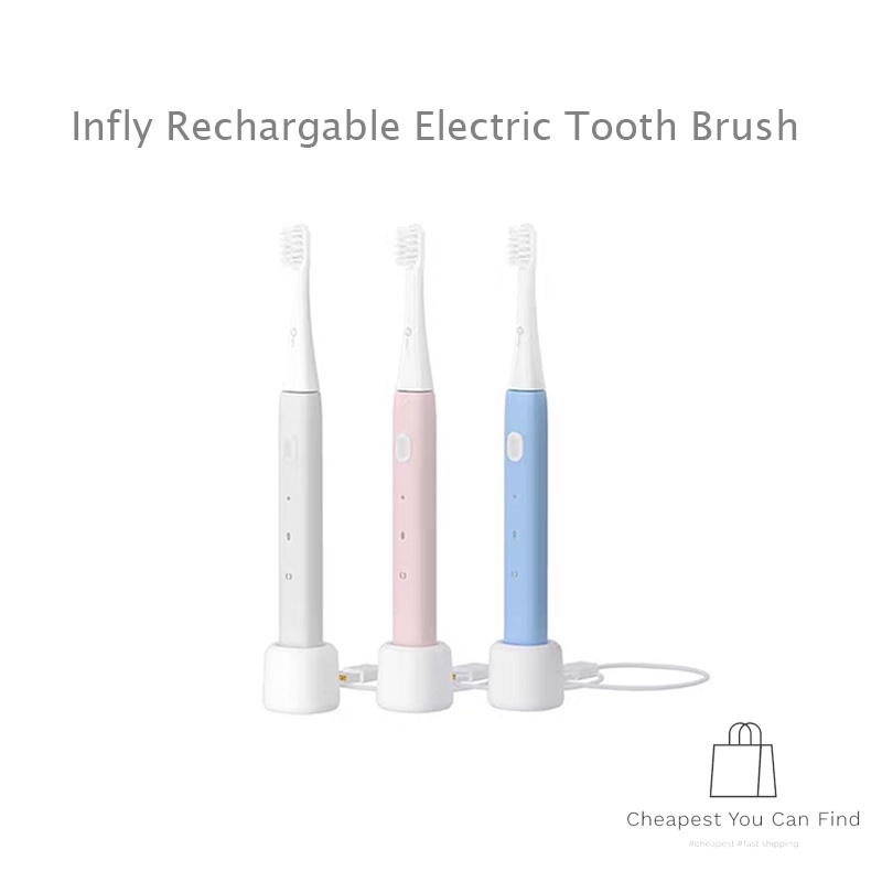 CYCF Infly Minimalist Style Electric Toothbrush with Ipx7 Water ...