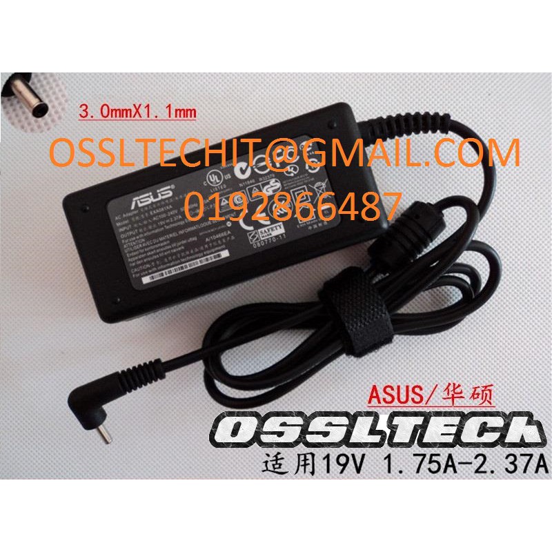 45W Alimentatore Per Notebook Asus ZenBook UX21 19V 2.37A - Foto 4