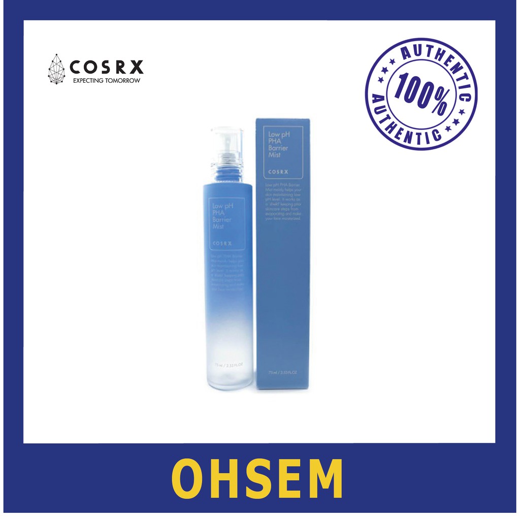 COSRX Low pH PHA Barrier Mist 75ml Shopee Malaysia