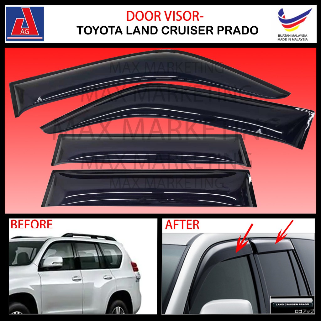 Toyota Landcruiser Prado J90 Series 19962002 AG Door Visor Air Press