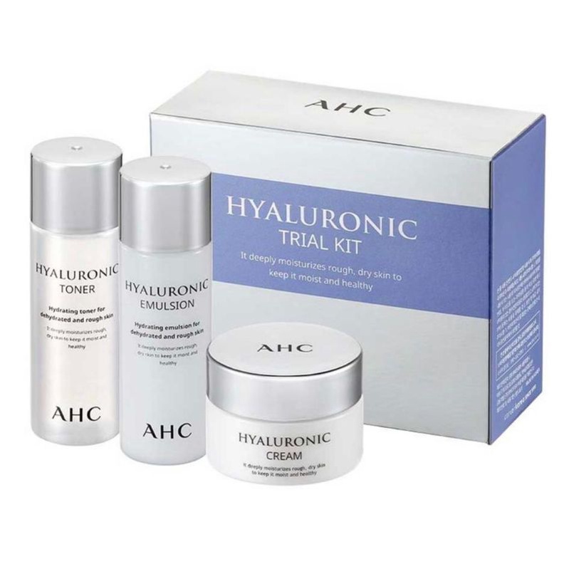 AHC Hyaluronic Trial Kit (Promo)NoBox 100% KOREA (Toner 30ml+Emulsion ...