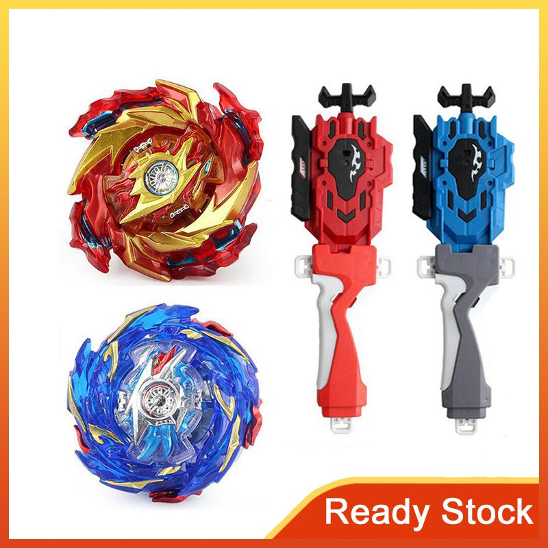 New Beyblade Burst B 174 01 02 Red Blue Bey Limit Break Dx W With Launcher Combat Gyro Adults