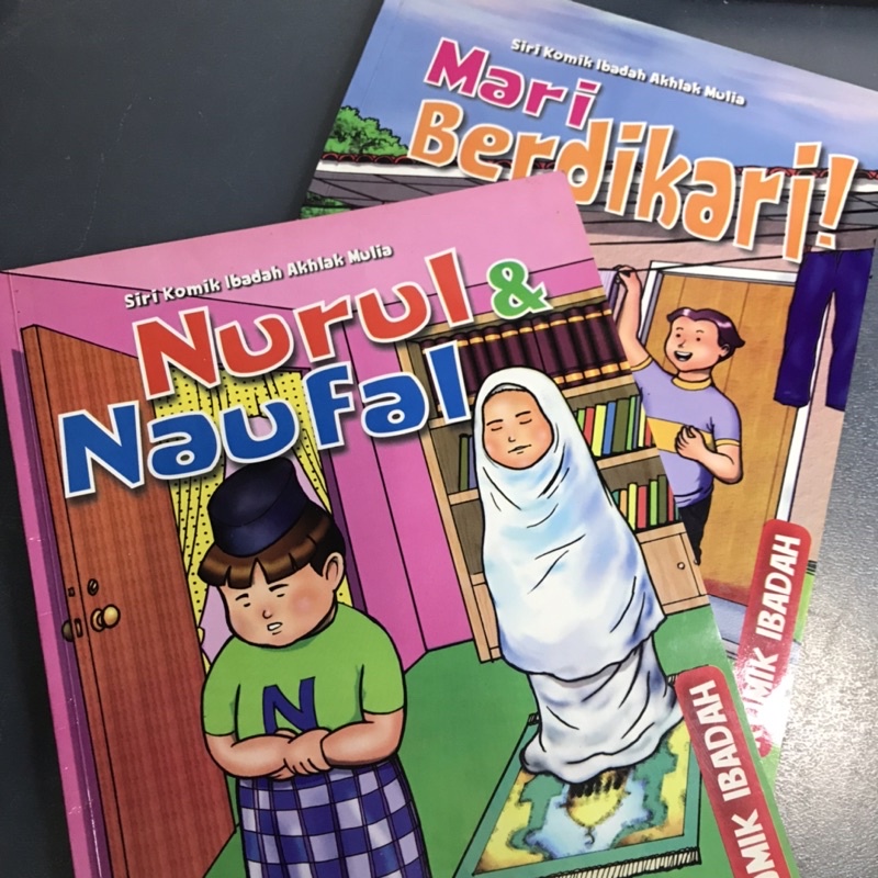 Siri Komik Ibadah Akhlak Mulia (Nurul&Naufal, Mari Berdikari) | Shopee ...