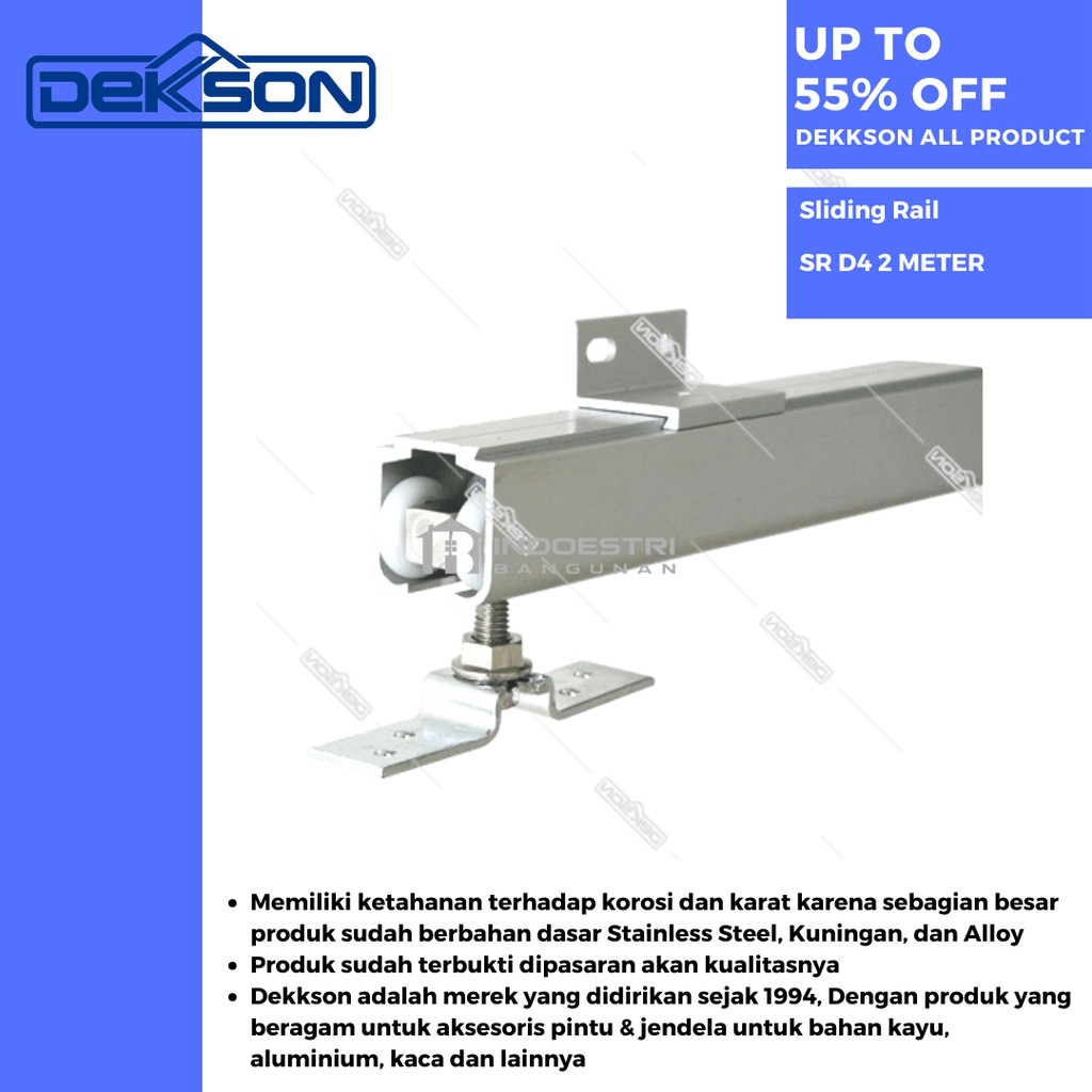 Dekkson D4 Sliding Rail/Dekkson D4 Sliding Door Rail (2M) | Shopee Malaysia