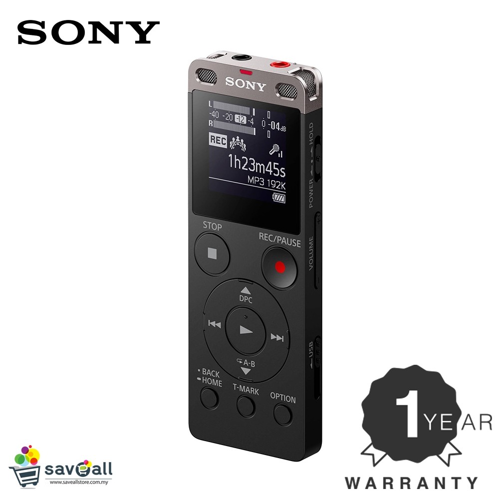 Sony ICDUX560F 4GB Digital Voice Recorder with Builtin USB Black