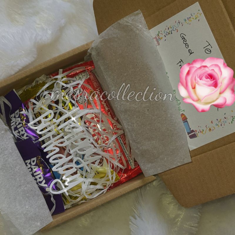 Gift Box Surprise Box Mini Kotak Hadiah Cute Happy Birthday Boleh Letak ...