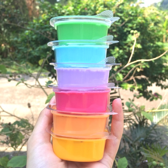 🌈 6pcs Rainbow Slime Set + Slime Activator By @sweetsour. Shop 