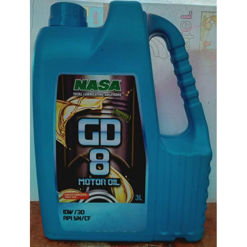 NASA TOTAL LUBRICANT SOLUTION GD8 10W/30 APi SN/CF (3 liter ) ( TOMDB