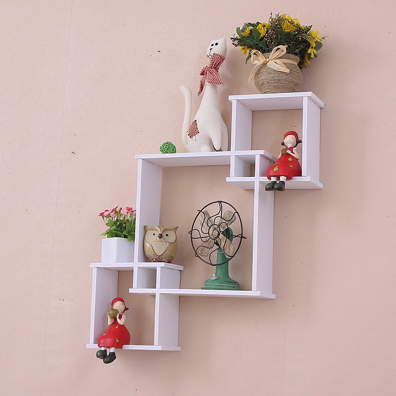 Decoration Wall Rack Living Room Bedroom Kitchen Bathroom Wall Storage ...