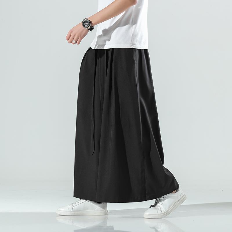 Ice Silk Harlan Pants for Women 2023 New Summer Thin Crop Casual