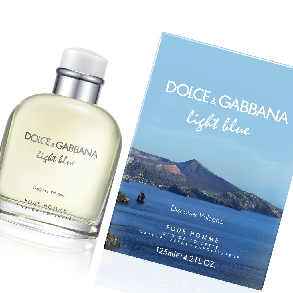 Dolce & Gabbana Light Blue Discover Vulcano Pour Homme Edt For Men 125ml |  Shopee Malaysia